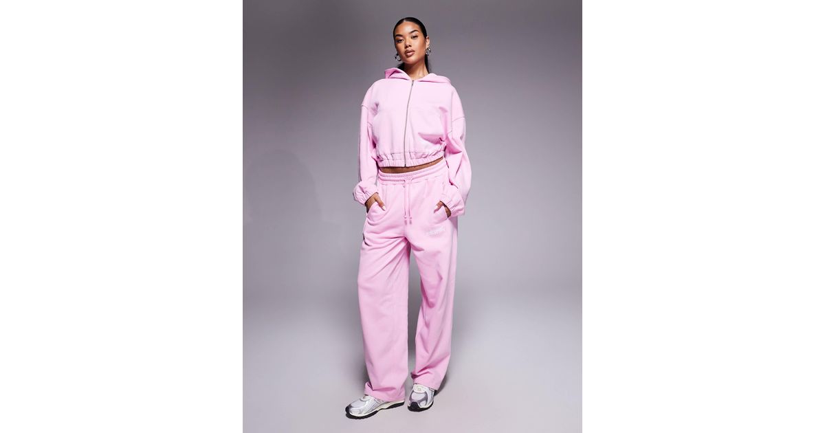 ASOS Weekend Collective Co-Ord Barrel Leg Jogger With Seam Detail in ...