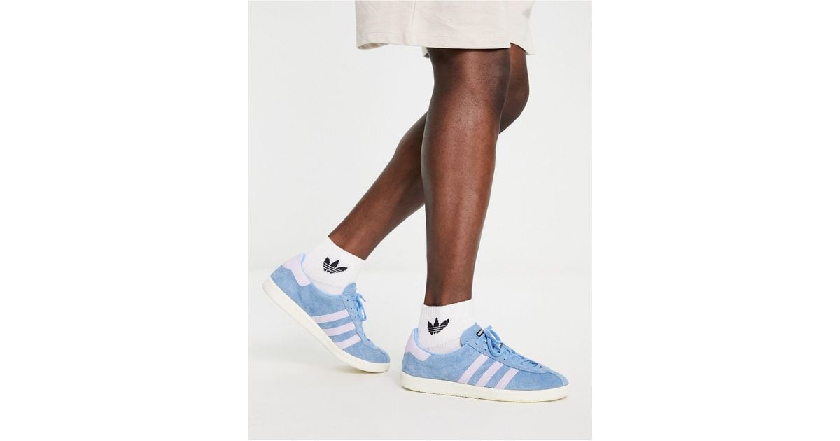 adidas Originals Rubber Grass Trainers in Blue for Men Lyst UK