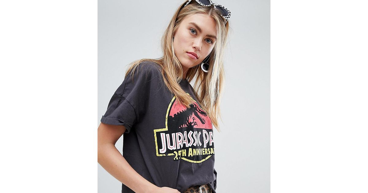 Jurassic Park - T-shirt Bershka en coloris Noir | Lyst