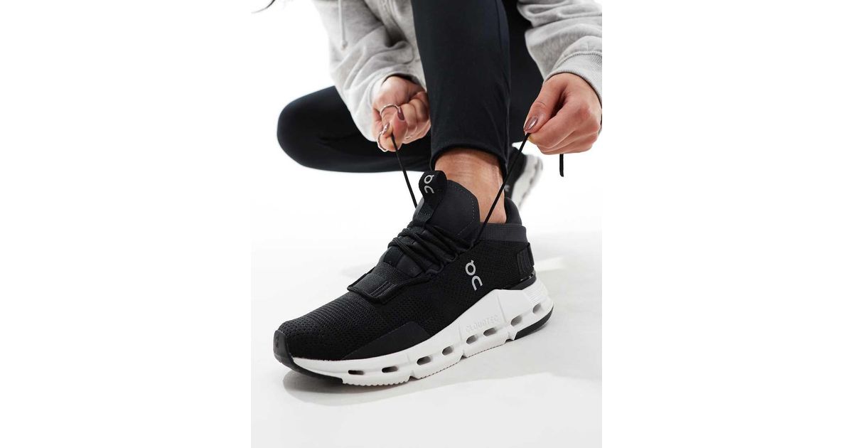 On Shoes On Cloudnova All Day Trainers in Black Lyst UK