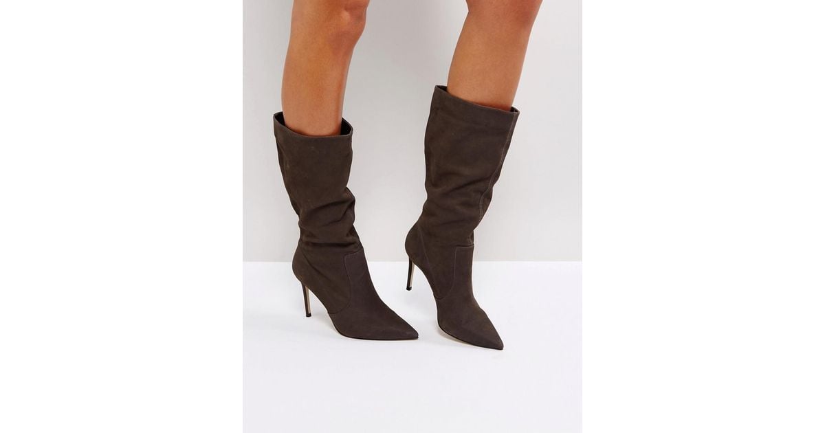 carvela grey ankle boots