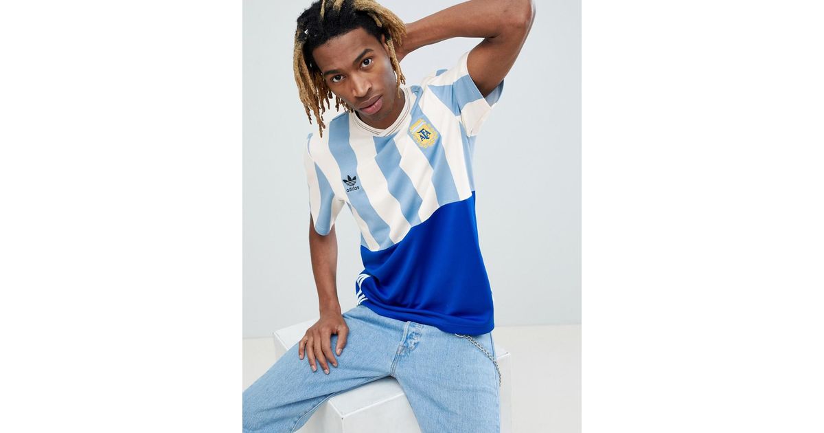 adidas Originals Retro Argentina Football Jersey In Blue Ce3732 ... adidas Originals Retro Argentina Football Jersey In Blue Ce3732 ...