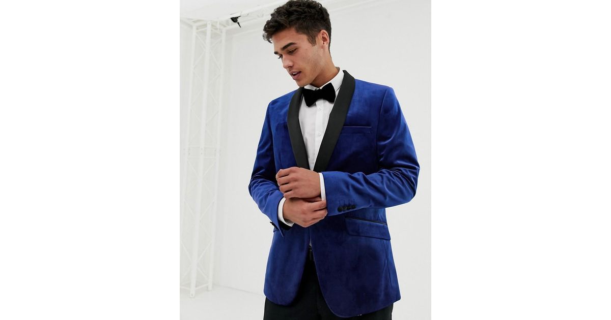 burton blue blazer