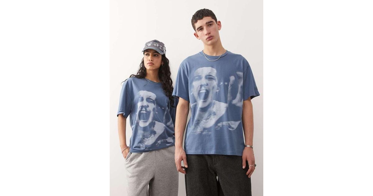 Reclaimed (vintage) X Stranger Things Oversized Tshirt With Eleven