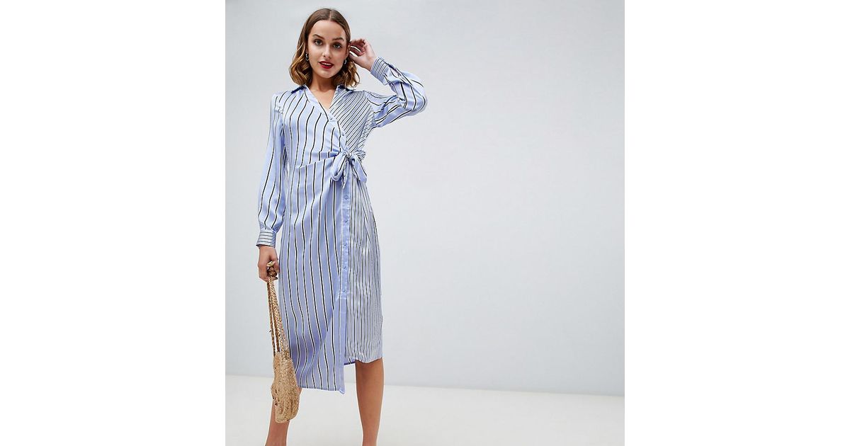 warehouse wrap dress