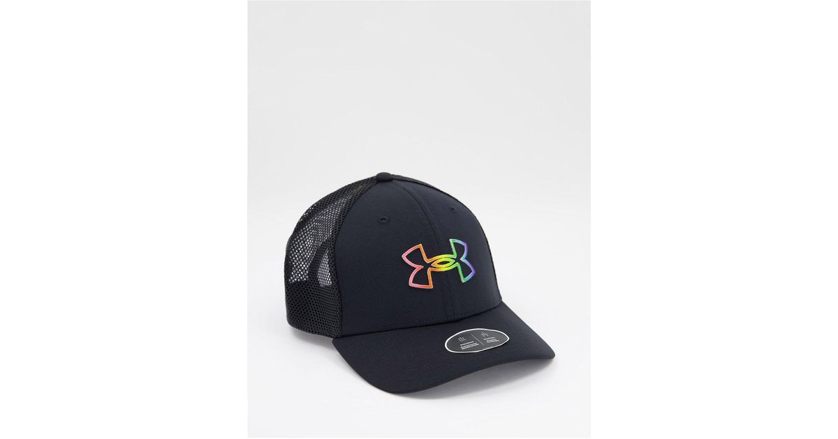 Under Armour Training Pride Trucker Cap in Black for Men | Lyst Australia