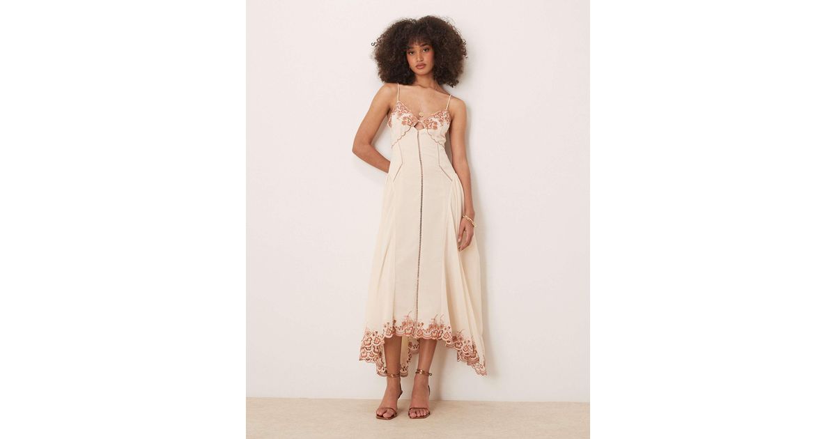 Black Satin Dress Mango Lace Detail Strappy Midi Dress In Light Beige ASOS Black Satin Dress Mango Lace Detail Strappy Midi Dress In Light Beige ASOS