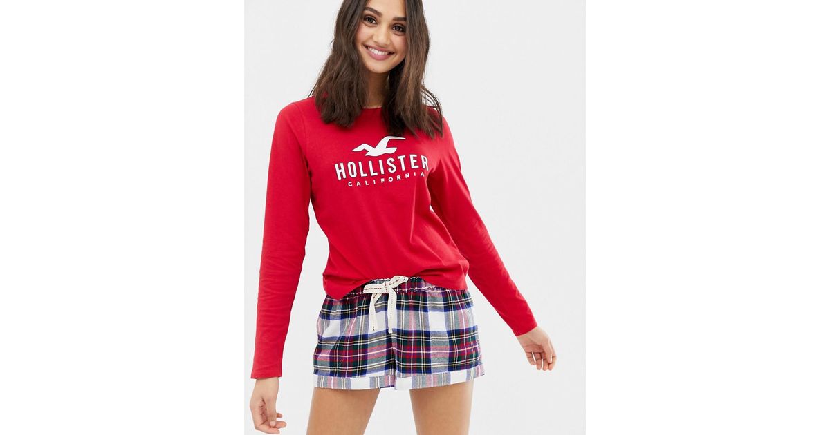 Hollister Flannel Sleep Shorts Sale, 57 