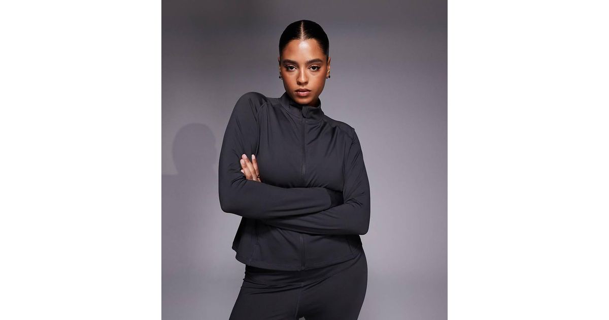 4505 Curve Icon Active Zip Up Sculpting Long Sleeve Jacket With Zip ...