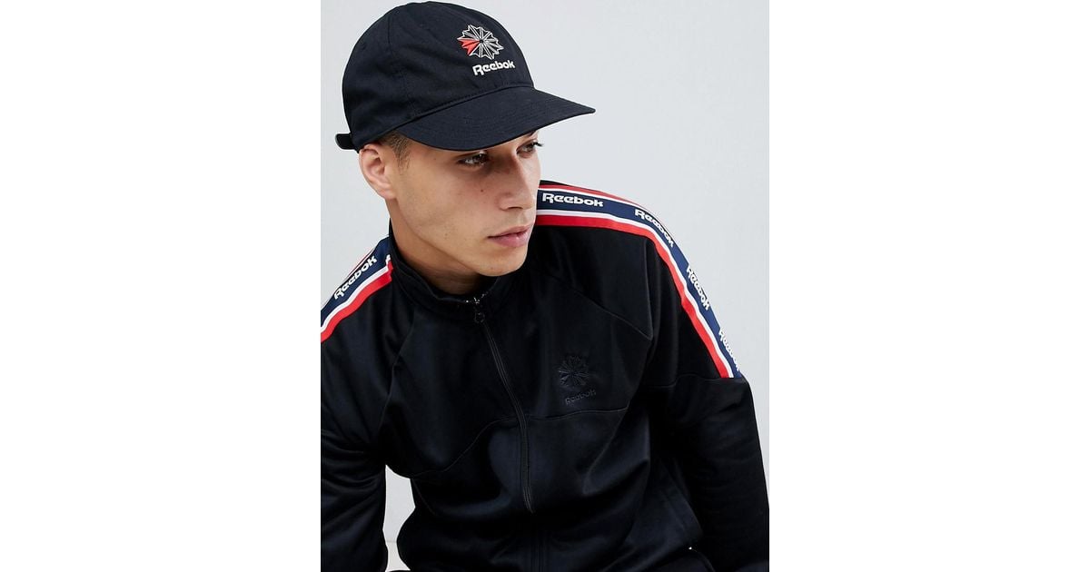 Reebok Classic Logo Cap in Black for Men | Lyst Australia