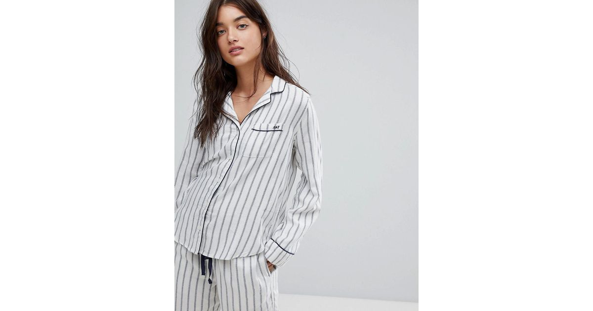 Abercrombie \u0026 Fitch Stripe Pyjama Top 