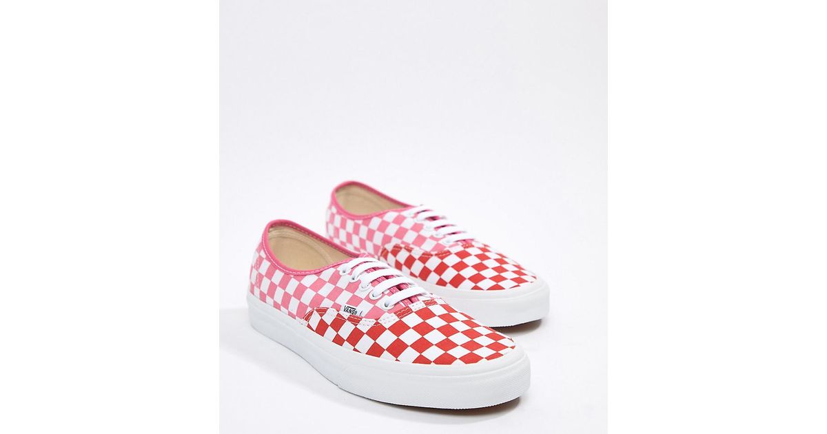 asos checkerboard vans