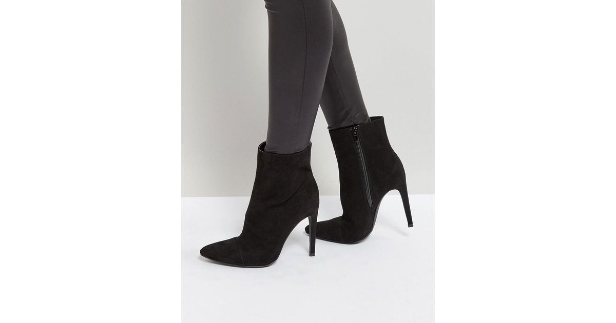 london rebel stiletto ankle boots