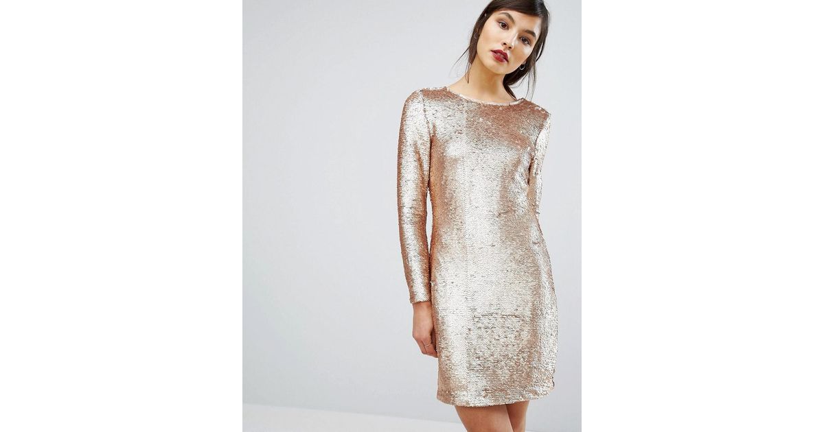 oasis gold dress