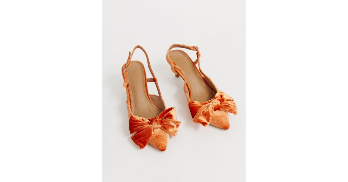 Burnt clearance orange heels