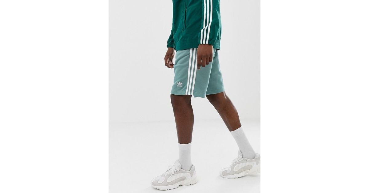 adidas originals green shorts