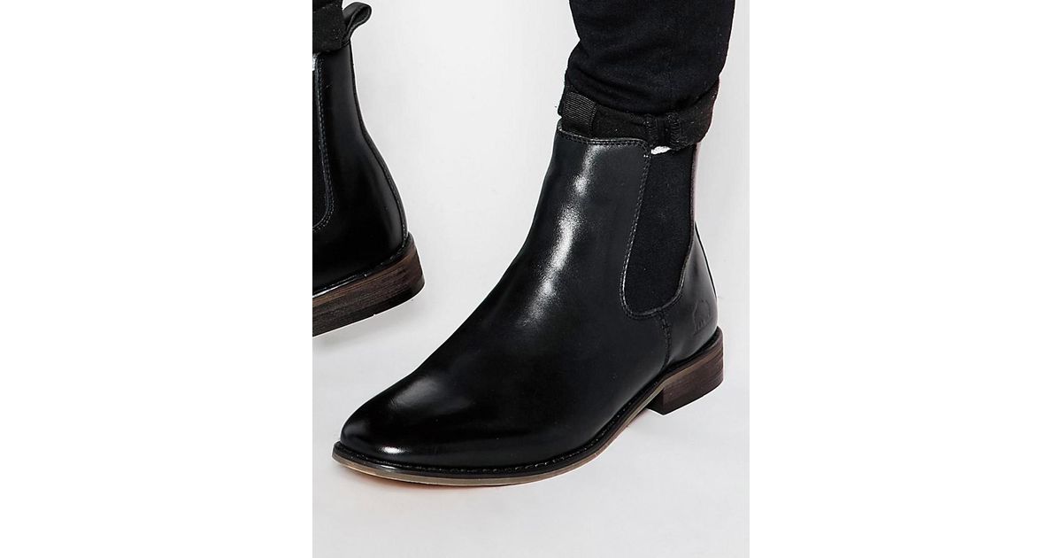 Bellfield Leather Chelsea Boots in Black for Men | Lyst