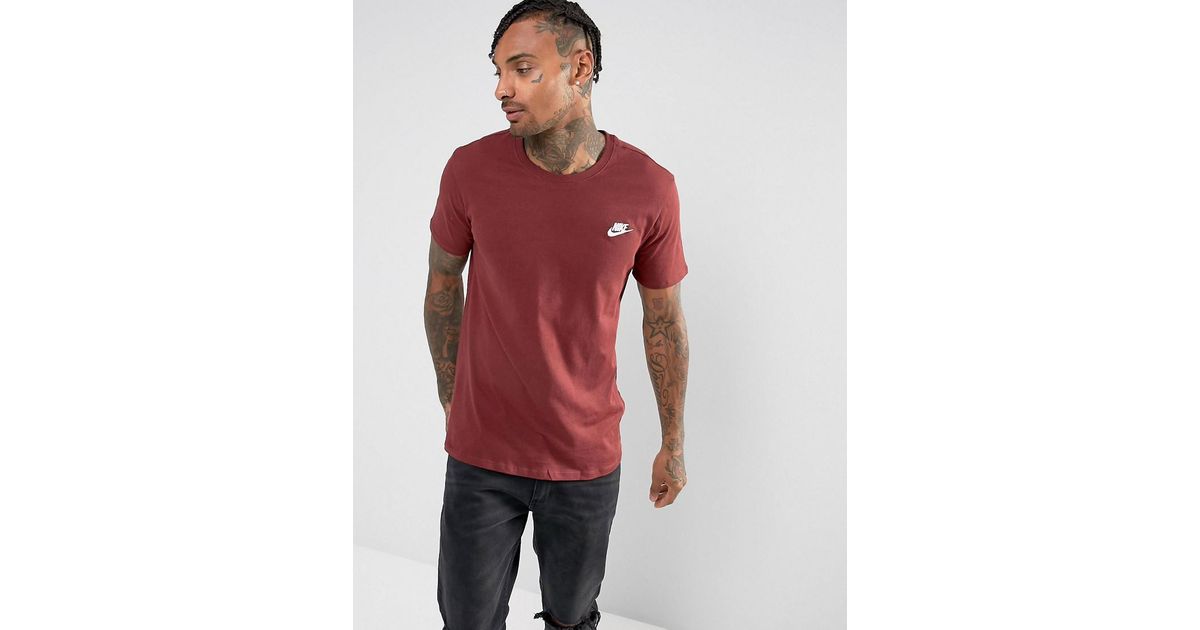 nike club swoosh t shirt