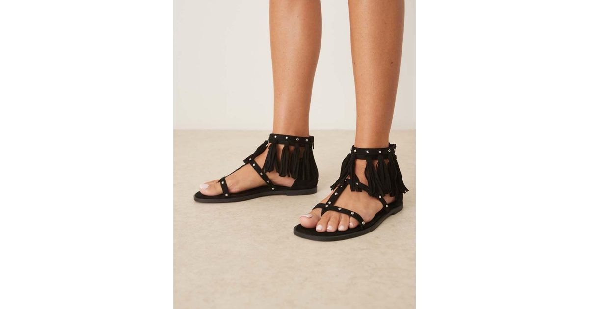 Sandali Bassi di ASOS in Marrone Lyst