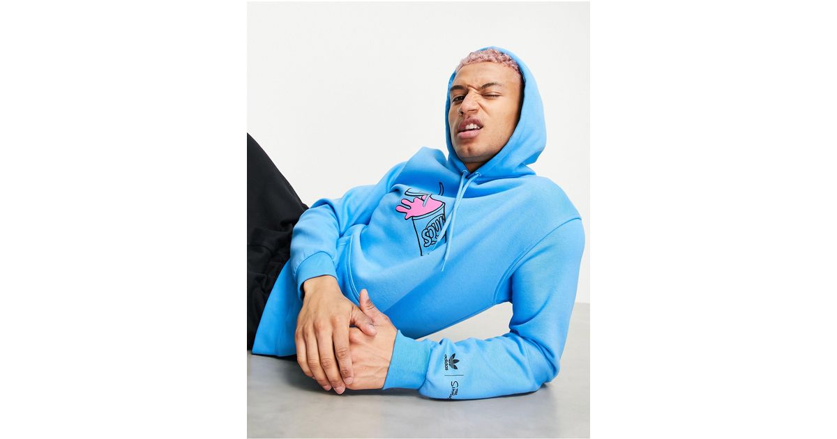 adidas originals x the simpsons squishee hoodie
