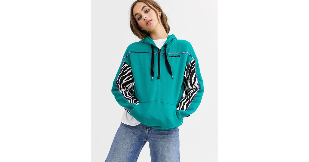 vans zebra hoodie