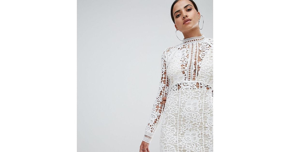 Missguided black crochet dress 2025