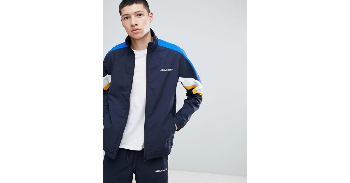 jaket converse navy
