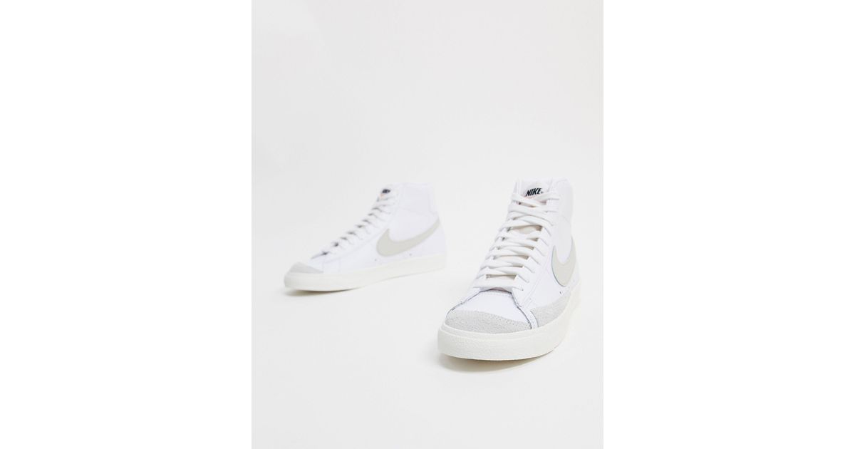 Zapatillas en blanco y piedra Blazer 77 Nike de Caucho de color Blanco |  Lyst