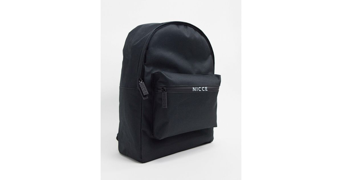 nicce black backpack
