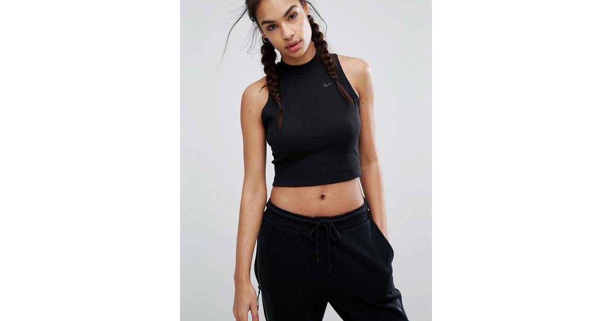 nike high neck tank top