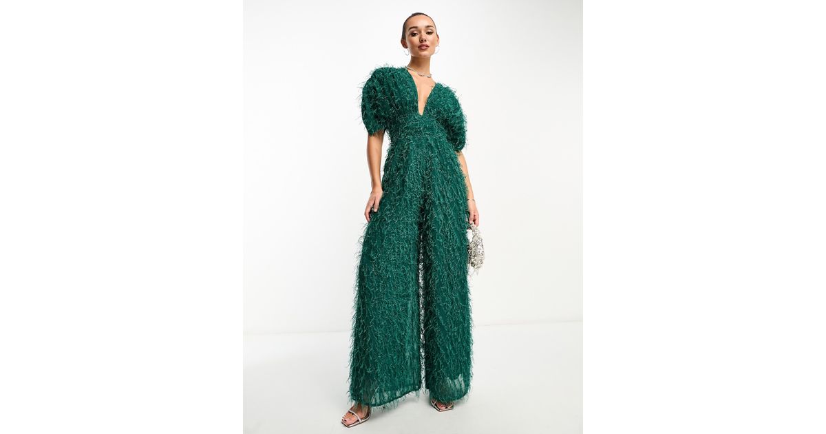 Asos Fluffy Playsuit Asos Fringe Jumpsuit Discount