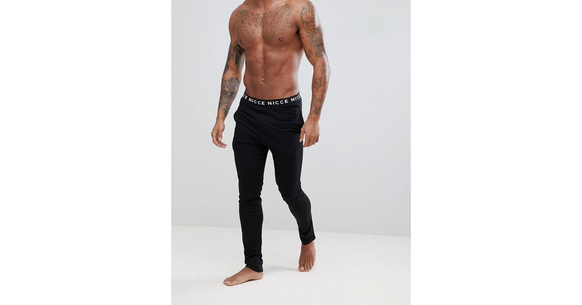 nicce joggers black