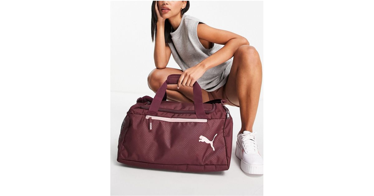 PUMA Fundamentals Sports Bag in Red | Lyst Australia