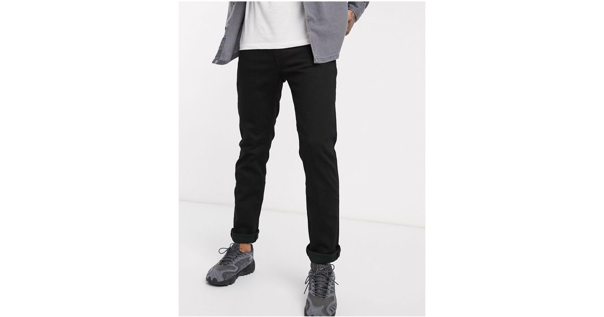 Levi's Denim 511 Slim Fit Jeans Nightshine Wash in Black for Men - Lyst