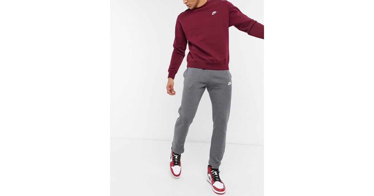 mens club open hem swoosh sweatpants