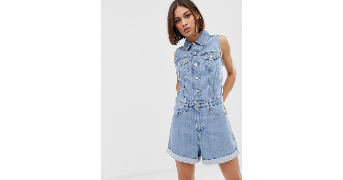 denim jumpsuit levis