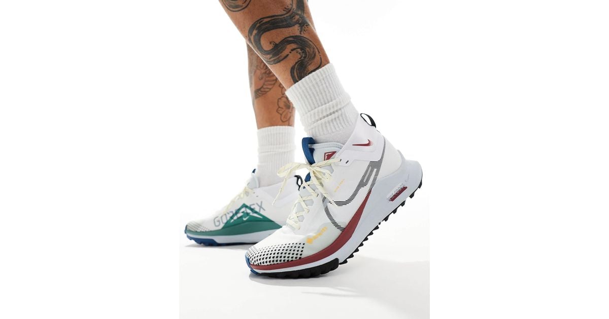 Nike Reactx Pegasus Trail 4 Gore-Tex Trainers in White for Men | Lyst