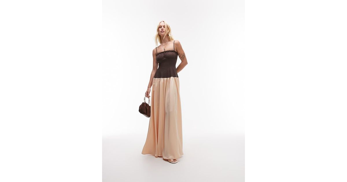 weworewhat ruffle corset maxi dress Ruffle Corset Maxi Dress