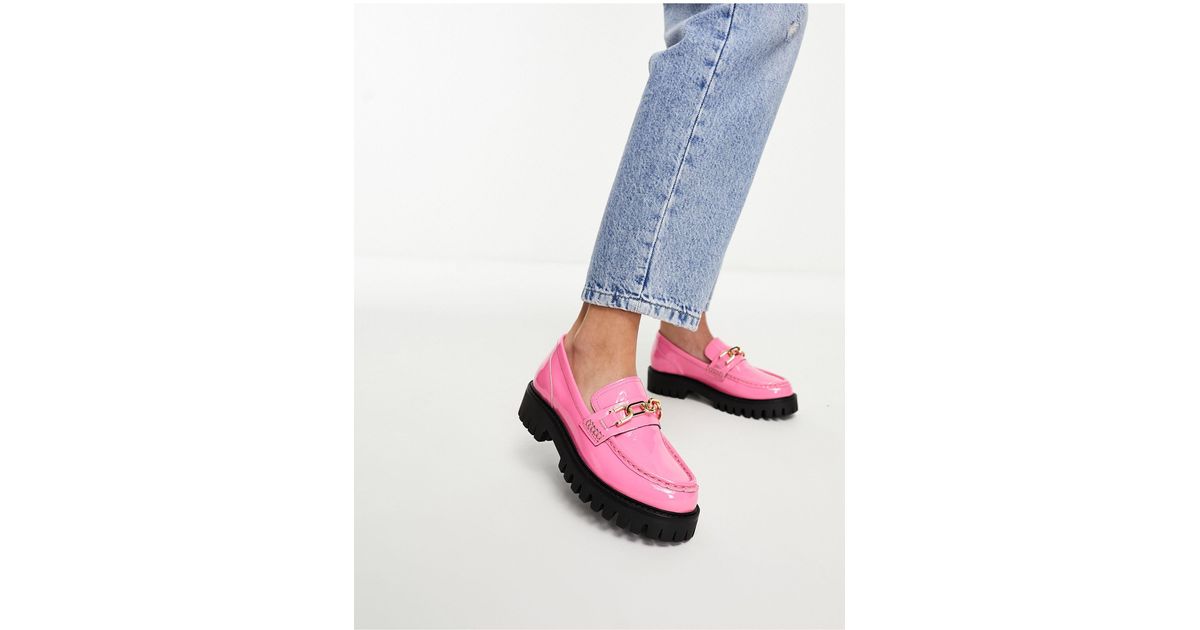 ASRA Exclusive Freya Chunky Loafers in Pink | Lyst