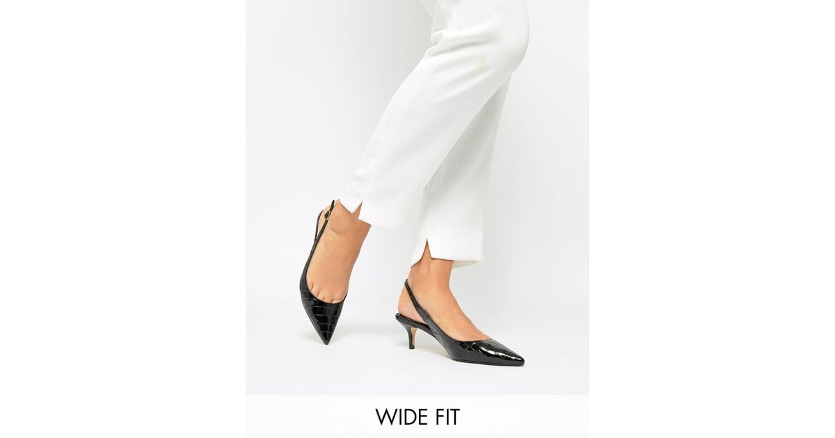 Dune casanna kitten slingback heels best sale