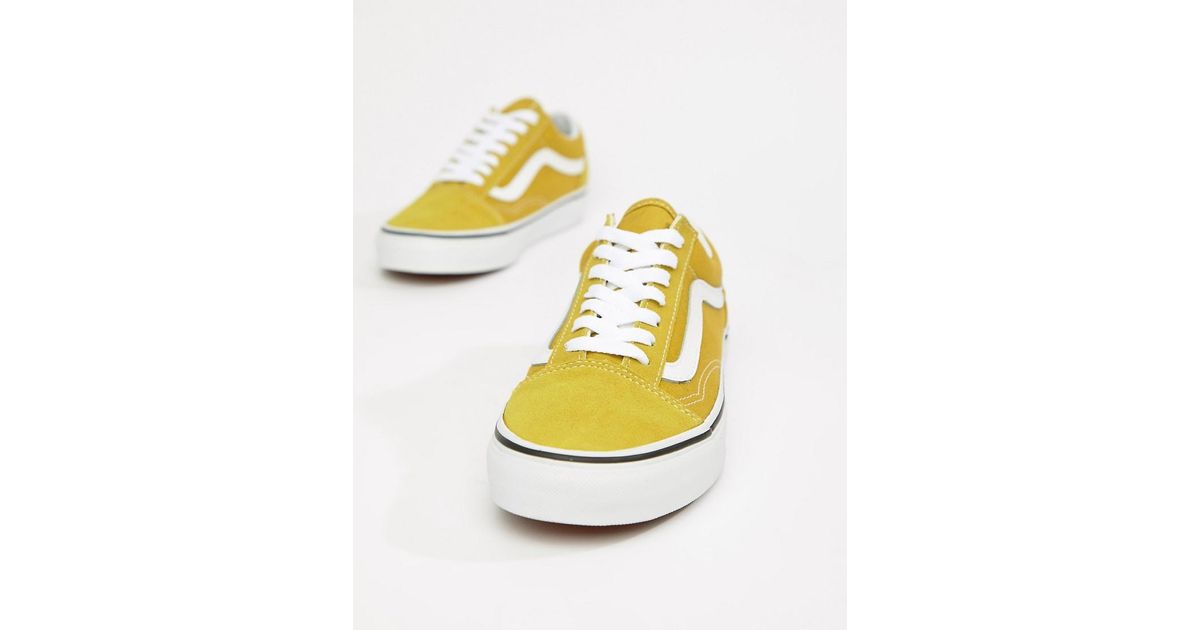 vans old skool jaune moutarde