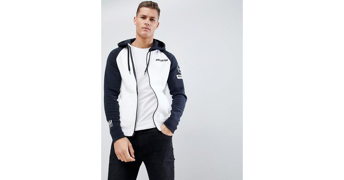 hollister zipper hoodie