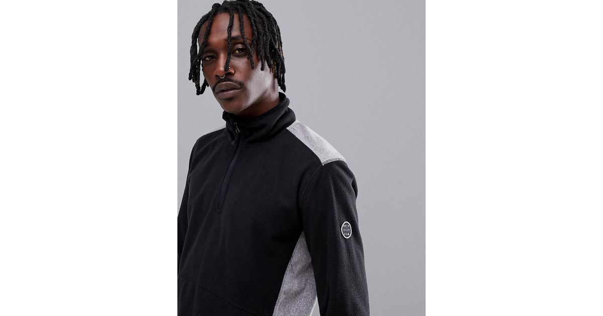 quiksilver aker half zip fleece
