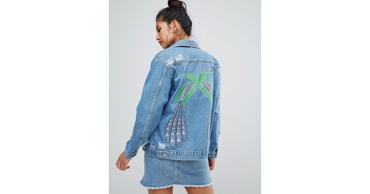 peacocks denim jacket