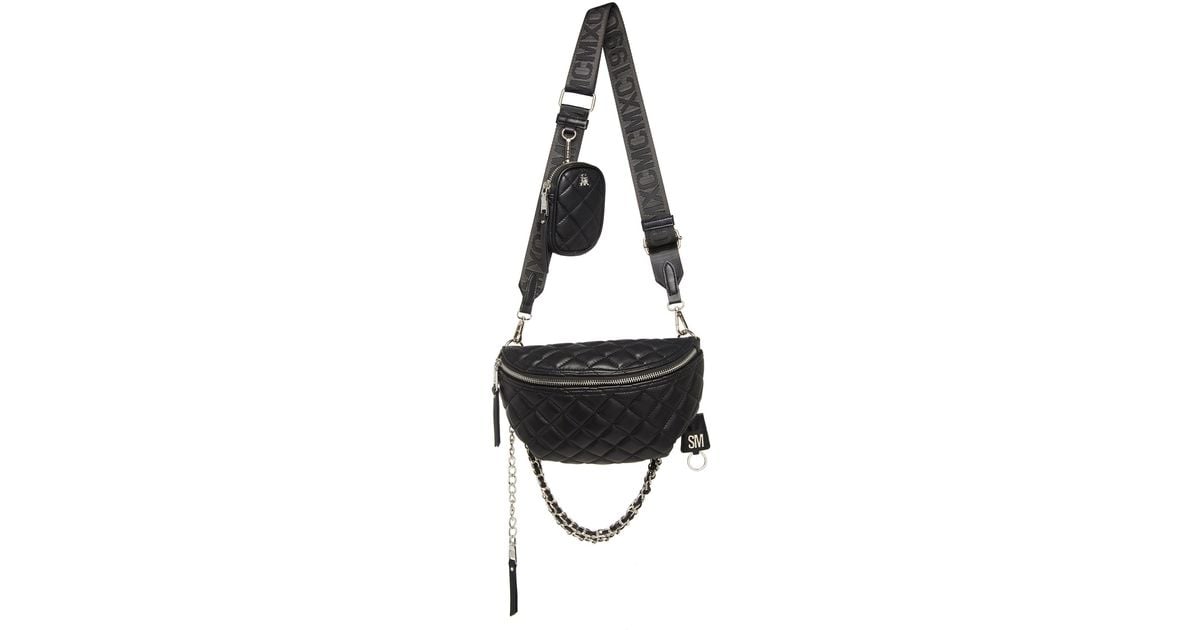 Steve Madden Bpossess Quilted Crossbody Sling Bag in Black Lyst Canada