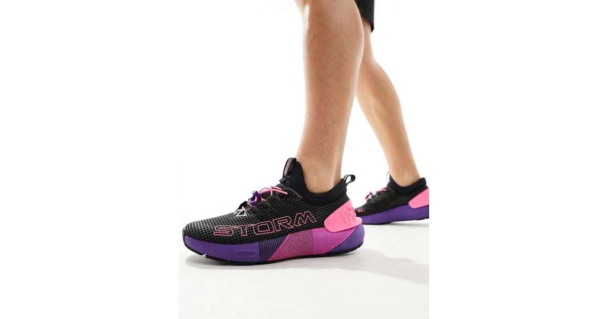 Zapatillas De Deporte Negras Y Rosas Para Invierno Hovr Phantom