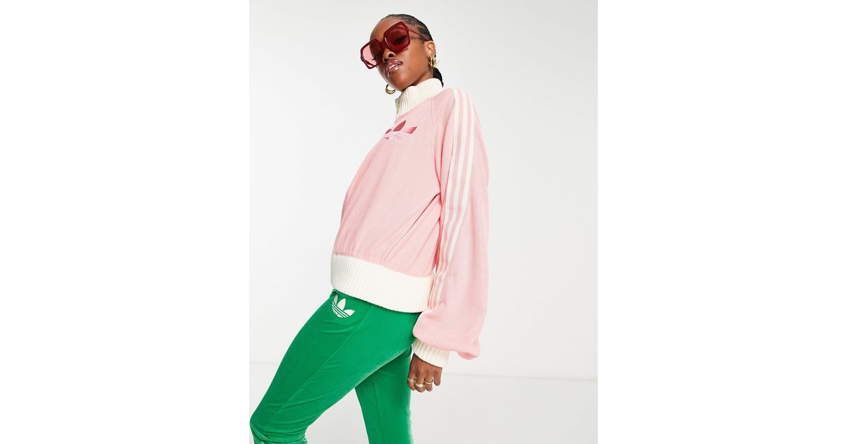 adidas Originals 'adicolor 70s' Blouson Track Top in Green | Lyst Australia