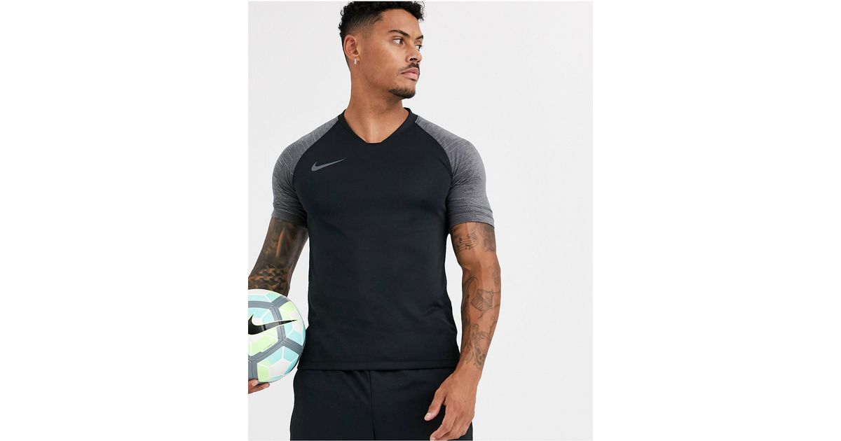 Nike Football Strike T-shirt in Black for Men | Lyst
