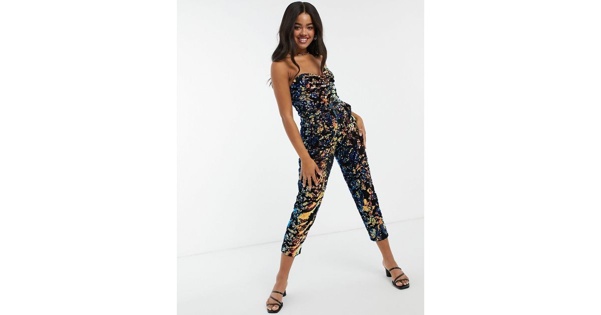 Little Mistress Strapless Velvet Sequin 