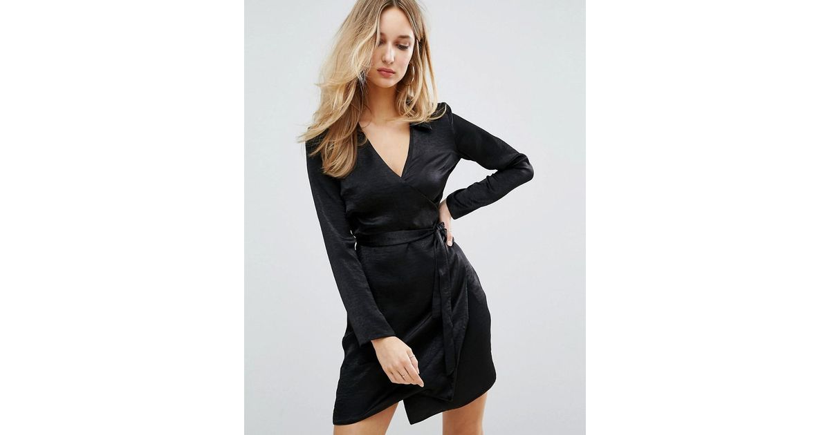lipsy sequin tux dress
